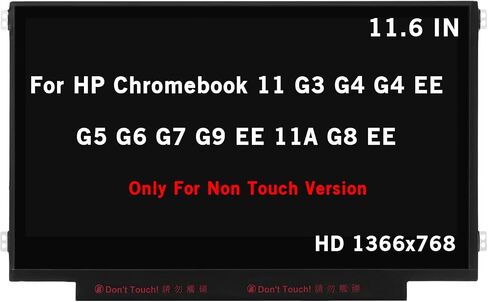 HOYRTDE 11.6 بوصة استبدال الشاشة B116XTN02.3 لجهاز Samsung ChromeBook 3 4 XE500C13 XE500C13-K04US XE310XBA XE310XBA-K03US HD 1366x768 30Pin LED لوحة شاشة عرض LCD in Kuwait