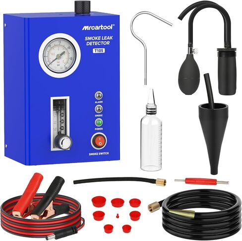 PLAYOCCAR 12V Smoke Leak Detector T80 EVAP Built-in Air Pump - for Car/Motorcycle/Truck/SUV/Speedboat Car Fuel Leak Detectors (Test Oil: Liquid Paraffin or Baby Oil) in Kuwait