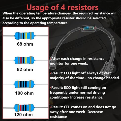 VCM Muzzler Harness Disable Kit,Compatible with Honda 3.5L V6 Engine,Replacement for Acura 2013+, for Pilot 2009+, for Accord 2008+, for Ridgeline 2007+, for Odyssey 2007+ in Kuwait