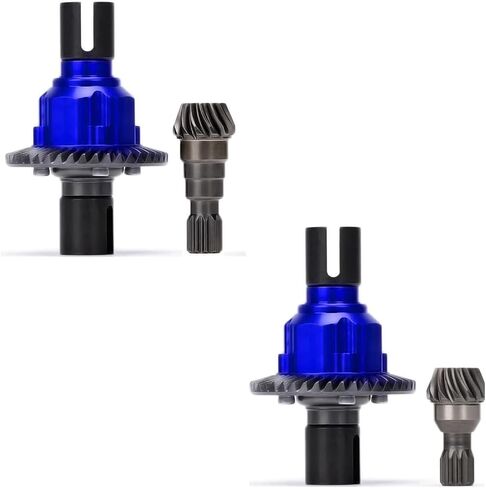 جزء تروس الإسكان التفاضلي الأمامي والخلفي الصلب مناسب لـ Traxxas x-maxx 8S 1/5 كبير X مجموعة تروس الإسكان المعدلة (أزرق خلفي) in Saudi Arabia
