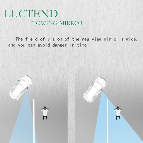 مرآة سحب (L+R) متوافقة مع 2003-2017 Chevy Express Savana 1500 2500 3500 in Kuwait