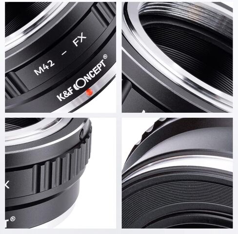 K&F Concept IV PRO MD-FX Lens Mount Adapter with Aperture Control Ring, Compatible with Minolta MD Series Lens to Fujifilm Fuji X-Series X FX Mount Cameras with Matting Varnish Design in Saudi Arabia