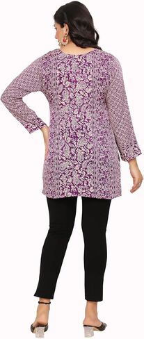 سترة نسائية هندية من Maple Clothing، ملابس كورتي كورتا مطبوعة هندية in Kuwait