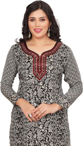 سترة نسائية هندية من Maple Clothing، ملابس كورتي كورتا مطبوعة هندية in Kuwait