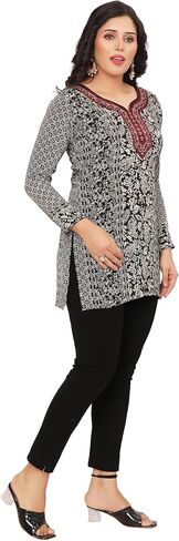 سترة نسائية هندية من Maple Clothing، ملابس كورتي كورتا مطبوعة هندية in Kuwait