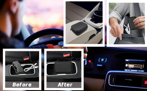 Topdon Scanner Bag Bluetooth OBD2 Car Scan Tool,Code Reader Diagnostic Tool,Storage Holder Box for USB Cables,Compatible with Topscan/Pro/Carpal/BlueDrive/Fixd (Bag Only) in Kuwait