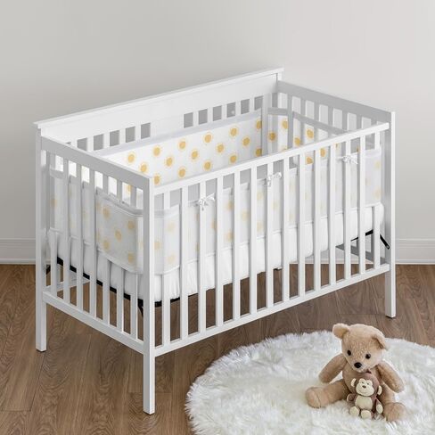 Sweet Jojo Designs + BreathableBaby Boho Desert Sun Taupe Boy Girl Gender Neutral Breathable Mesh Crib Liner Anti-Bumper Baby Infant Beige Ivory Bohemian Mountain Nature Outdoors Geometric Minimalist in Saudi Arabia