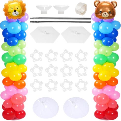 Tamodan Thickened balloons, 120 PCS Balloons Assorted Colors, Latex Balloons for Kid's Birthday Party, Exquisite Rainbow Balloon, 12 Inches & 12 Kinds of Rianbow Colorful Party Balloons Decorations. in Saudi Arabia