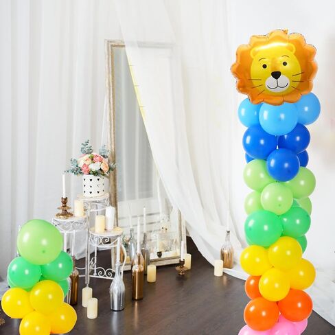 Tamodan Thickened balloons, 120 PCS Balloons Assorted Colors, Latex Balloons for Kid's Birthday Party, Exquisite Rainbow Balloon, 12 Inches & 12 Kinds of Rianbow Colorful Party Balloons Decorations. in Saudi Arabia