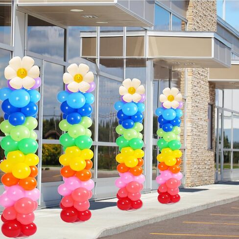 Tamodan Thickened balloons, 120 PCS Balloons Assorted Colors, Latex Balloons for Kid's Birthday Party, Exquisite Rainbow Balloon, 12 Inches & 12 Kinds of Rianbow Colorful Party Balloons Decorations. in Saudi Arabia