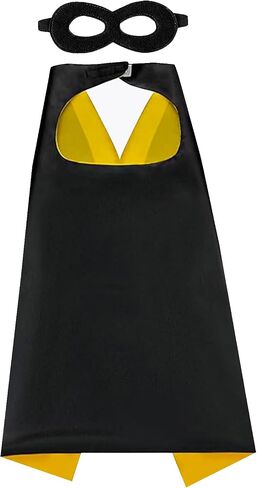 Kids Superhero Cape and Mask, Superhero Costume Boys Grils Christmas Halloween Cosplay for 3-10 Years in Kuwait