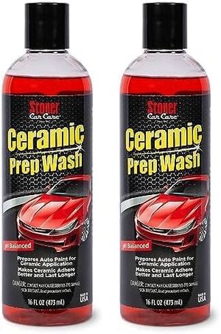 Stoner Car Care 91113 Ceramic Prep Car Wash Soap Removes Waxes, Sealants, Glazes, and Old Coatings to Prepare Automotive Paint for Ceramic Applications, Safe for All Finishes, 16 Fl Oz, Pack of 1 in Kuwait
