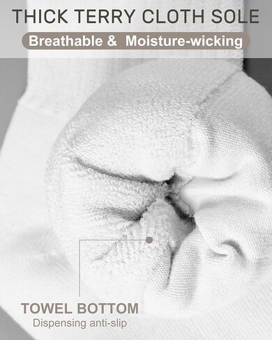 Eurzom 8 Pairs Winter Striped Socks for Men Retro Striped Socks Cotton Crew Athletic Cushion Socks Size 7-12 in Kuwait