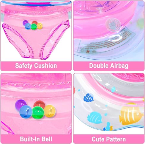 AMENON Baby Pool Float with Seat for Ages 6-12 Months in Kuwait