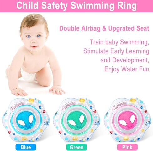 AMENON Baby Pool Float with Seat for Ages 6-12 Months in Kuwait