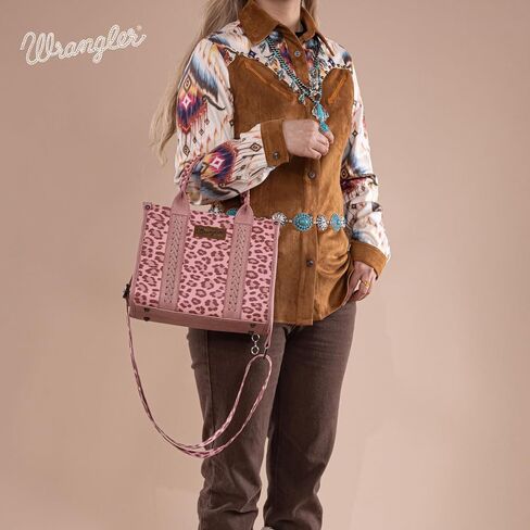 حقيبة يد رانجلر بطبعة بقرة للنساء، حقيبة يد بمقبض علوي غربي بوهو مع حزام مميز in Kuwait