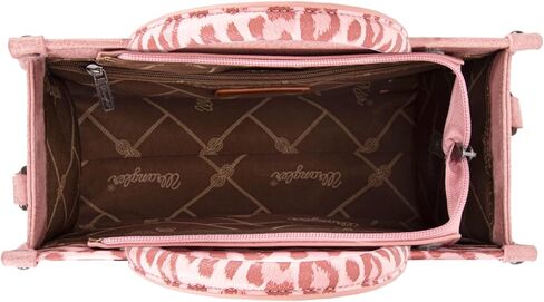 حقيبة يد رانجلر بطبعة بقرة للنساء، حقيبة يد بمقبض علوي غربي بوهو مع حزام مميز in Kuwait