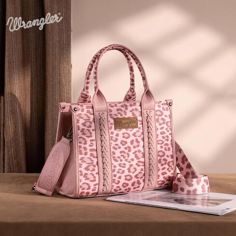 حقيبة يد رانجلر بطبعة بقرة للنساء، حقيبة يد بمقبض علوي غربي بوهو مع حزام مميز in Kuwait