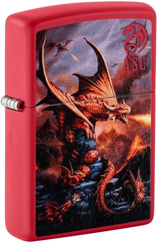 Zippo Dragon Design Green Matte Pocket Lighter in Kuwait
