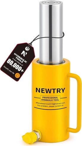 NEWTRY 10 طن رافعة هيدروليكية اسطوانة طويلة جاك 6 "السكتة الدماغية المحمولة الهيدروليكية رام الصناعية رافعة رفع بورتا السلطة تتراجع تلقائيا in Kuwait