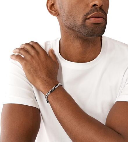 Diesel Men's Silver Stainless Steel Bracelet (Model: DX1172040) in Kuwait