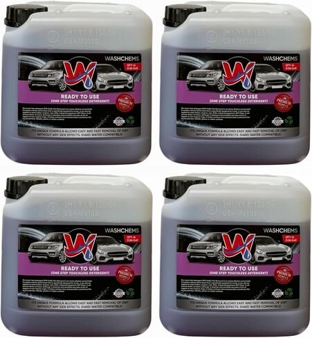 Foam Cannon Ready to Use - Touchless Car Wash Shampoo (1 Gallon, 128 oz) – No Mixing Ratio Required - Commercial Grade Auto Cleaner – Great for Cars, Trucks, Motorcycles, Mopeds, ATVs - Wash Chems (1) in Kuwait