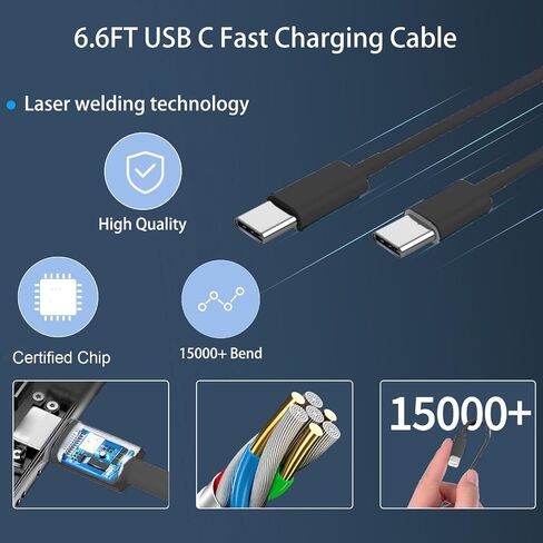 S24/S24 Ultra Charger 25W Samsung Super Fast USB C Charger Block for Samsung Galaxy S24 Ultra/S24/S23 Ultra/S23/S22 Ultra/S22/S21/S21 Ultra/S21+/Note 10 20, Android Phone Charger with 5FT USB C Cable in Saudi Arabia