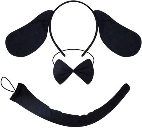 Kirei Sui Kids Puppy Dog Headband Bowtie Tail 3pcs زي in Kuwait