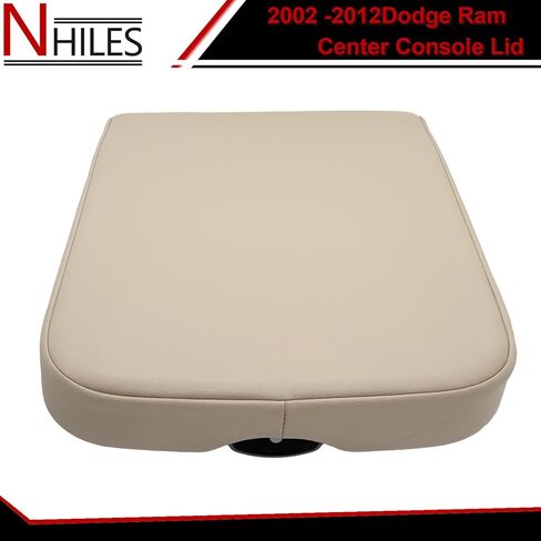 Center Console Lid Compatible with 2002 2003 2004 2005 2006 2007 2008 2009 2010 2011 2012 Dodge Ram Armrest Bin Cover Replacement Part # WP051DVAA 1QA10BD3AA in Kuwait