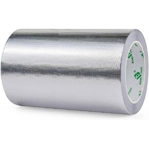 BOMEI PACK Adhesive Aluminum Foil Heat Shield Tape Barrier 3in x 66ft, Fiberglass Thermal Insulation Reflective Material High Temp Protection in Kuwait