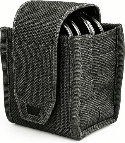 Heavy Duty Molle Handcuff Pouch — Perfect Handcuff Case for Duty Belt or Molle Handcuff Pouch for Vest — Compatible with ASP Handcuffs/Hinged Handcuffs/Chain Handcuffs/Folding Rigid Handcuffs in Kuwait