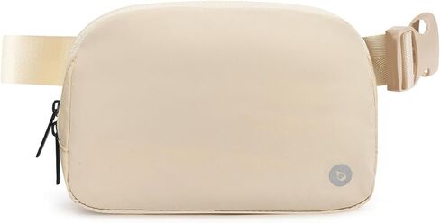 BALEAF Adjustable Strap Crossbody Belt Bag for Women Water resistant Fanny Pack Hiking Workout Running, Black in Kuwait