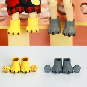 YMY doll Shoes GSC Clay Human Boots bjd Short Shoes 12 Minutes Baby Shoes Slippers Woven Doll Circle Imitation Doll Shoes