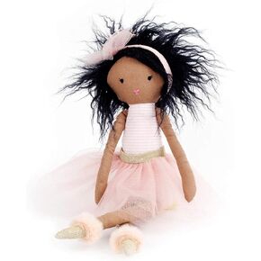 MON AMI Belle The Ballerina Stuffed Doll – 22", Plush Ballerina Doll for Girls, Use as Toy or Room Decor, Great Gift for Kids of All Ages