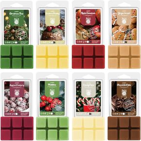 سالوبريتو يذوب الشمع المعطر الربيعي، مكعبات شمع الصويا المعطرة القوية - المطر، العشب المقطوع الطازج، نسيم المحيط، البازلاء الحلوة، إبرة الراعي الوردية، الغاردينيا، الفريزيا، الخيزران، مجموعة هدايا متنوعة، 8 × 2.5 أونصة