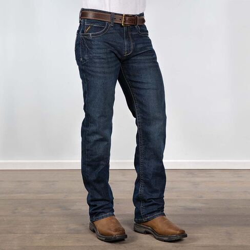 ARIAT Men s Rebar M4 Slim Fit Durastretch Straight Leg Jean, Carbine, 32W x 30L US in Kuwait