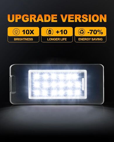 LED License Plate Lights for Chevy Corvette C4 C5 C6 Camaro Impala Monte Lumina SSR S10 Beretta Pontiac Grand Prix Firebird Buick Oldsmobile Models Tag Light in Kuwait