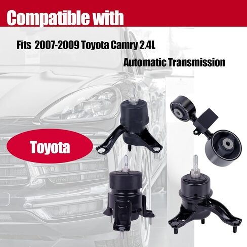 Engine and Transmission Motor Mount Fits 2010 2011 Toyota Camry 2.5L A62009 A4295 A62062 A4288 in Saudi Arabia