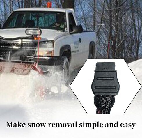 استبدال مجموعة كابل البطارية الجانبية للشاحنة والمحراث 42015 لمحراث الثلج Western SnowEx Fisher Blizzard - يتضمن 4 دبابيس أسلاك in Kuwait