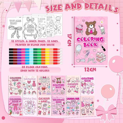 Gueevin 48 Pcs Inspirational Coloring Books with Crayon Motivational Coloring Books for Kid Age 8-12 Classroom School Activity Boys Girls Birthday Gift for Kids Valentine‘s Day Classroom Gift Exchange in Saudi Arabia