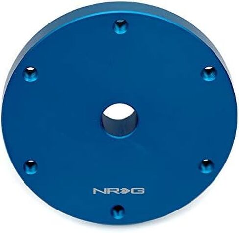 NRG Innovations NRG-SRK-TMH-BK Gaming Streering Wheel Short Hub Adapter 6x70mm Bolt Pattern, Black Body in Saudi Arabia