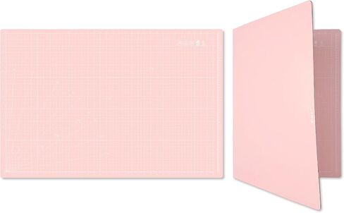 iMAT™ Flip Cutting Mat_Note، A1، 24 بوصة × 36 بوصة، قابلة للطي، مناسبة للحرف اليدوية، قطع الورق، إنشاء قطع كبيرة من الجلد والقماش، الرسم والرسم، الفن التصويري الإبداعي (أزرق فاتح) in Saudi Arabia