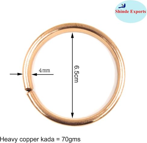 pure copper bracelet cuff for men and women in Kuwait