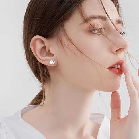 Duck/Dog/Penguin/Chicken/Highland Cow/Ladybug/Crab/Bee/Owl/Octopus/Bat/Dragonfly Earrings 925 Sterling Silver Paw Print Stud Earrings Cute Animal Jewelry Gifts For Women Friend in Kuwait