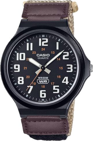 Casio Men's MW240-1BV Easy To Read Analog Display Quartz Black Watch in Saudi Arabia