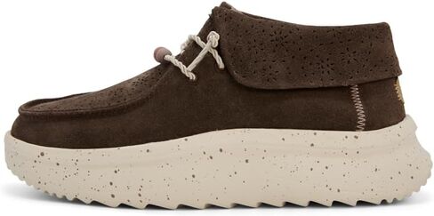Hey Dude Wendy Peak Fold Boot Suede Tan Size 10 | Women's Boots | Women's Pull on Boots | Comfortable & Light-Weight in Saudi Arabia
