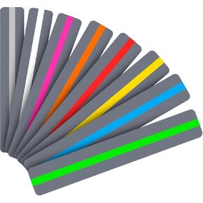 Guided Reading Strips/Colored Overlay/ Highlight Strips/Highlighter/Bookmark/ Assorted Colors Help with Dyslexia for Children and Teacher Supply Assistant (8 Pack) in Kuwait
