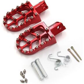 أوتاد قدم ألومنيوم CNC للدراجات النارية، مساند، أوتاد قدم لـ CRF50، CRF70، CRF110، XR50، XR70، XR110، CRF، XR 50، 70، 110، M2R، SDG، DHZ، KAYO Dirt Bike، Pit Bike-أرجواني