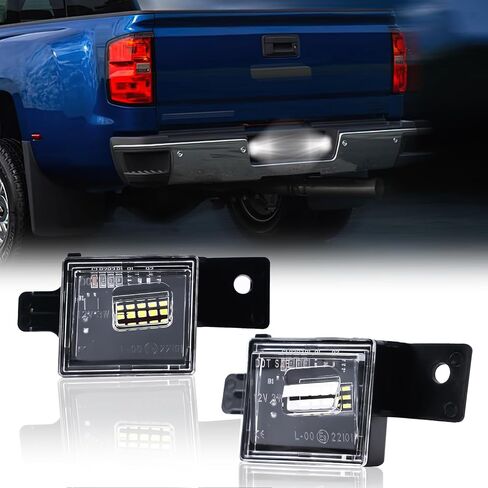 LED Side Marker Lights for GMC Sierra 2500HD 3500HD 2020-2024 Pickup Truck White Front Rear Fender Marker Lamps Smoked Len in Kuwait