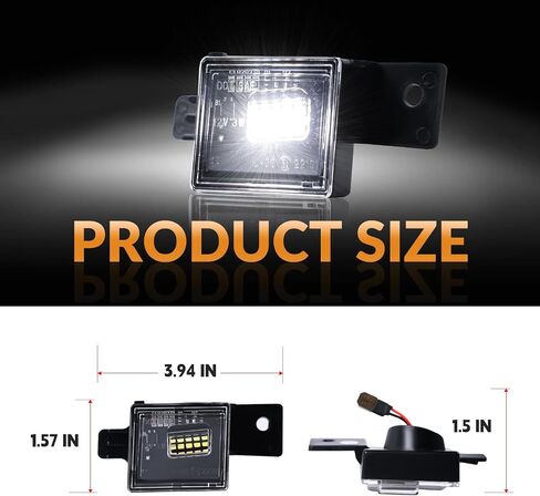 LED Side Marker Lights for GMC Sierra 2500HD 3500HD 2020-2024 Pickup Truck White Front Rear Fender Marker Lamps Smoked Len in Kuwait